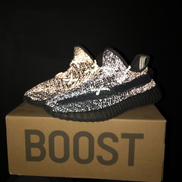 Supreme X Yeezy 350V2 Sneakers black Souq UAE